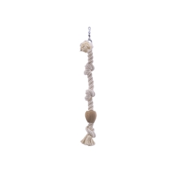NOBBY: Bird Cage Toy ROPE White