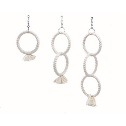 NOBBY: Bird Cage Toy RING White