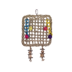 NOBBY: Bird Cage Toy, wall of seaGrass grid