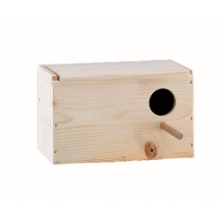 NOBBY: Nest Box, Natural Wood