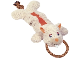 NOBBY: PLUSH Rodent Stretch w/ ROPE