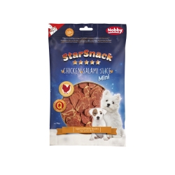 NOBBY: StarSnack, mini CHICKEN Salami Slice (16)