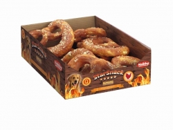 NOBBY DISPLAY: BBQ Snack -L- CHICKEN PRETZEL x10