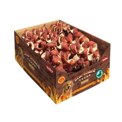 NOBBY DISPLAY: BBQ Snack -L- Duck SPIRAL x84