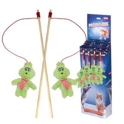 NOBBY+Xmas: DISPLAY 20pcs, Cat rod GRIMO Catnip, 13cm