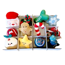 NOBBY+Xmas: DISPLAY x 12 XMAS Toys, 9,5-13cm