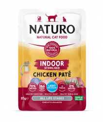 NATURO CAT STERILIZED CHICKEN Paté, 85g
