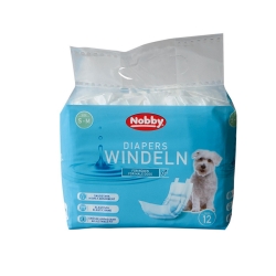 NOBBY: DAIPERS-Male Dogs, x12 S-M