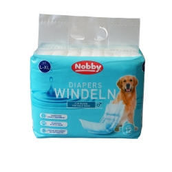 NOBBY: DAIPERS-Male Dogs, x12 L-XL