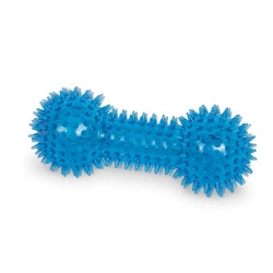 NOBBY: TPR Spiky Dumbbell, blue Blue