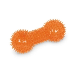 NOBBY: TPR Spiky Dumbbell, orange Orange