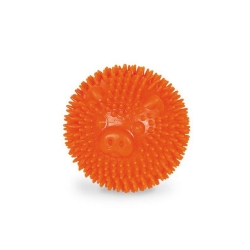 NOBBY: TPR Spiky Ball PIG Orange