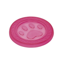 NOBBY: TPR FLY-DISC Paw Pink