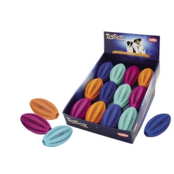 NOBBY DISPLAY: RUBBER, Rugby, x12 Mixed colors