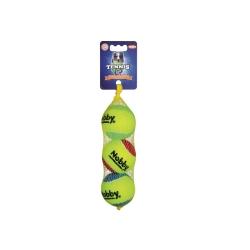NOBBY: SET: Tennis Ball, x3 Mixed colors