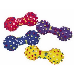 NOBBY: VINYL dumbbell Classic w/ squeaker Mixed colors