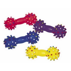 NOBBY: VINYL dumbbell Classic w/ squeaker Mixed colors