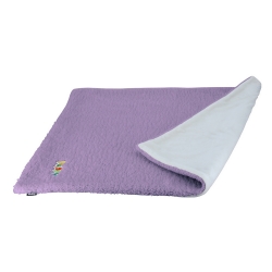 NOBBY: Plaid-Blanket PUPPY LIght Lilac-Beige