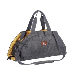 NOBBY: Transport Pet Bag SHELLY Grey-Mustrard
