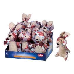 NOBBY DISPLAY: PLUSH animals x 9 Mixed colors