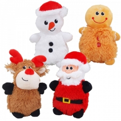 NOBBY+Xmas: DISPLAY 16pcs x Plush figures, 16-19 cm