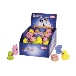 NOBBY DISPLAY: LATEX mini Animals, x50 Mixed colors