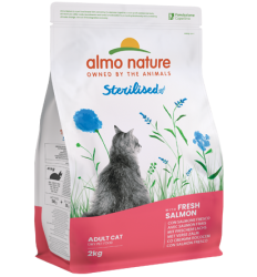 HOLISTIC-Cat food for STERILIZED, Fresh Salmon 2kg