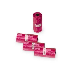 NOBBY: SET: POOP Bag w/ Bone print Lila