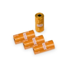 NOBBY: SET: POOP Bag w/ Bone print Orange