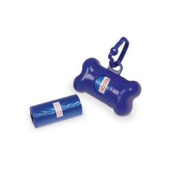 NOBBY: SET: POOP Bag dispenser Bone Blue