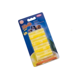 NOBBY: SET: POOP Bag-LEMON w/ paw print