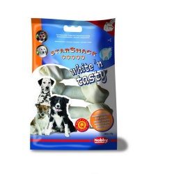 NOBBY: White & Tasty Snack-Knotted Bone (10)