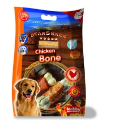 NOBBY: BBQ Snack Pressed Bone w/ CHICKEN (10)