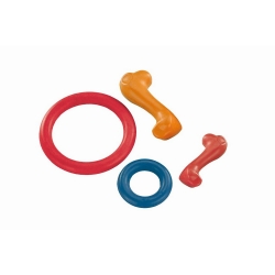 NOBBY-Rubber Toy, Κόκκαλο οδοντικής εκπαίδευσης. S