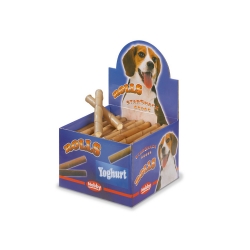 NOBBY DISPLAY: Dog Rolls YOGURT x50