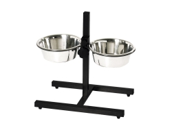 NOBBY: SET: STAINLESS Steel HIGH Bowls incl. 2 bowls