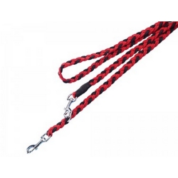 NOBBY: PLAID Training Leash Red-Black