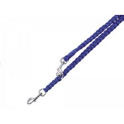 NOBBY: PLAID Training Leash Blue