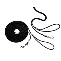 NOBBY: TRAINING Leash, Round, 15m Black