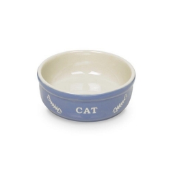 NOBBY: CERAMIC Dish, CAT Light Blue-Beige