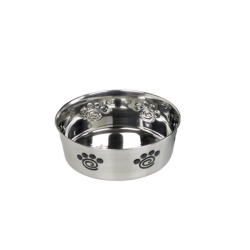 NOBBY: STAINLESS Steel Bowl, HEAVY SPIRAL