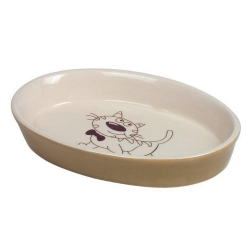 NOBBY: CERAMIC Dish, LIght Brown-Beige