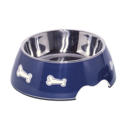 NOBBY: MELAMINE Bowl Bone Blue