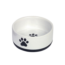 NOBBY: CERAMIC Bowl, PAW Black-White