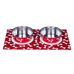 NOBBY: MAGNETIC-Set Stainless Bowl, L Red
