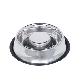 NOBBY: Anti Gulp STAINLESS Bowl