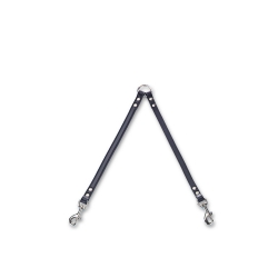 NOBBY: Leather TRAINING Leash PROFESSIONAL Black