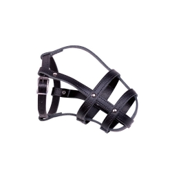 NOBBY: Leather Muzzle Black