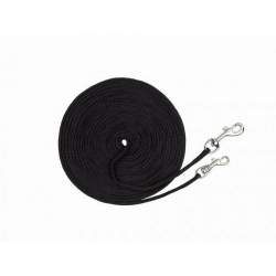NOBBY: Long Round Cat Leash Black
