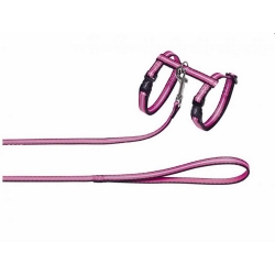 NOBBY-Set Λουρί+περιλαίμιο γάτας REFLECT